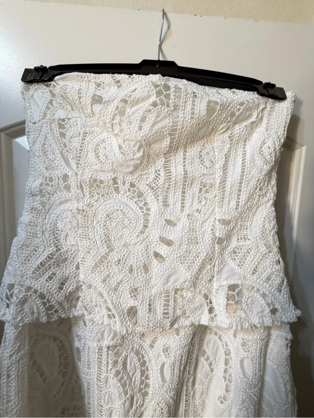 Crochet strapless Midi